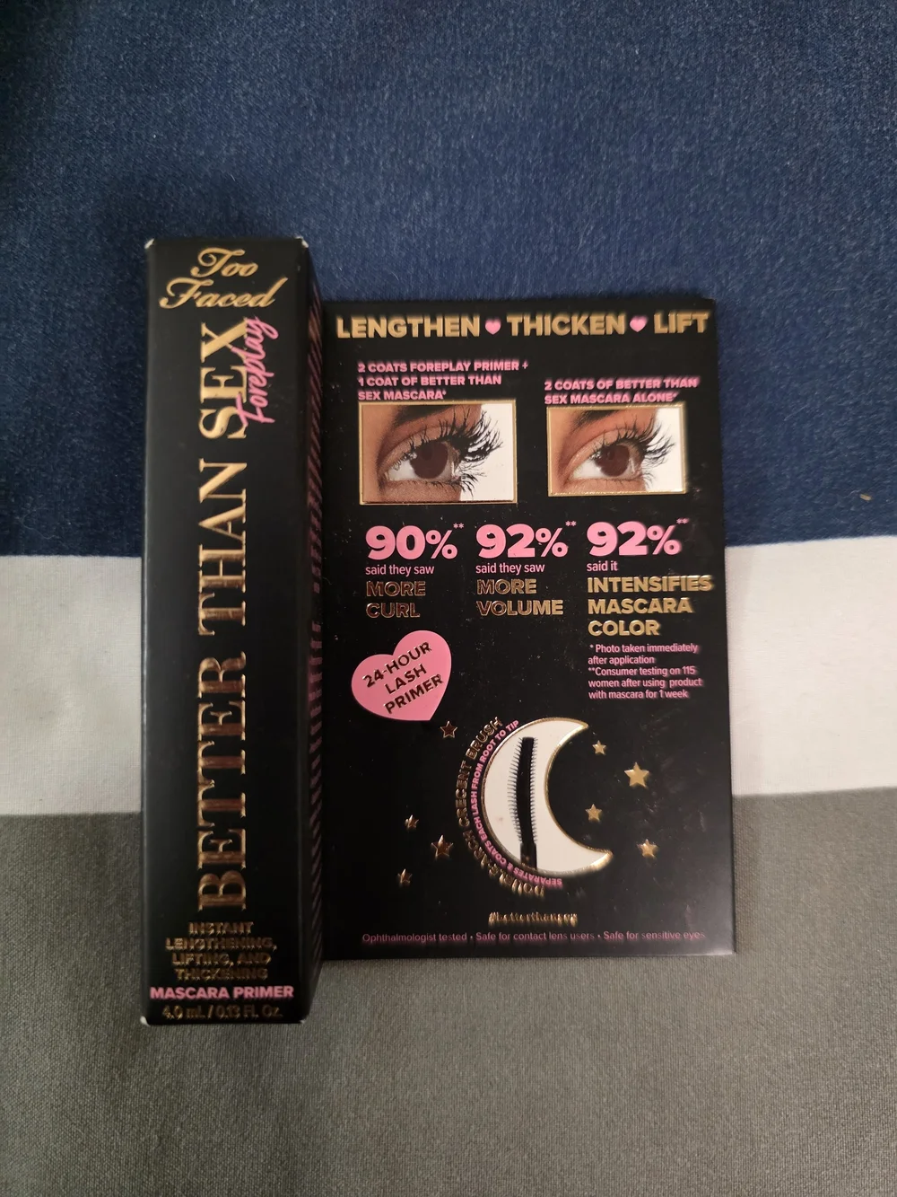 Too Faced Better Than Sex Foreplay Mascara Primer New In Box 0.13FL Oz